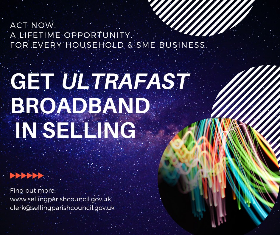 Reply to your letter. Get Ultrafast Broadband in Selling